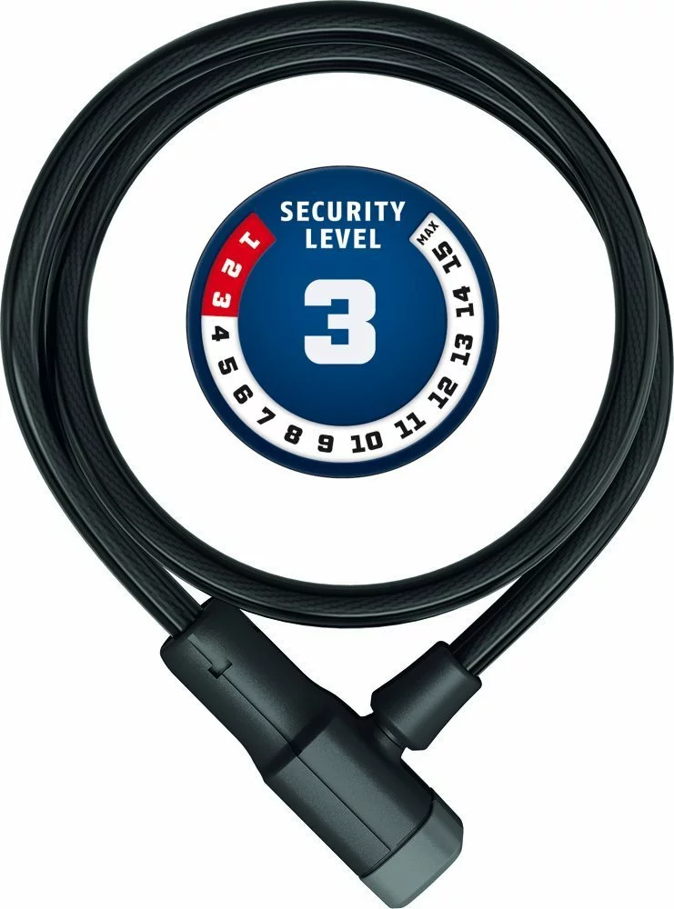 ABUS Primo 5410K/85 Black Ohne Halter 1 ABUS Primo 5410K/85 Black Ohne Halter