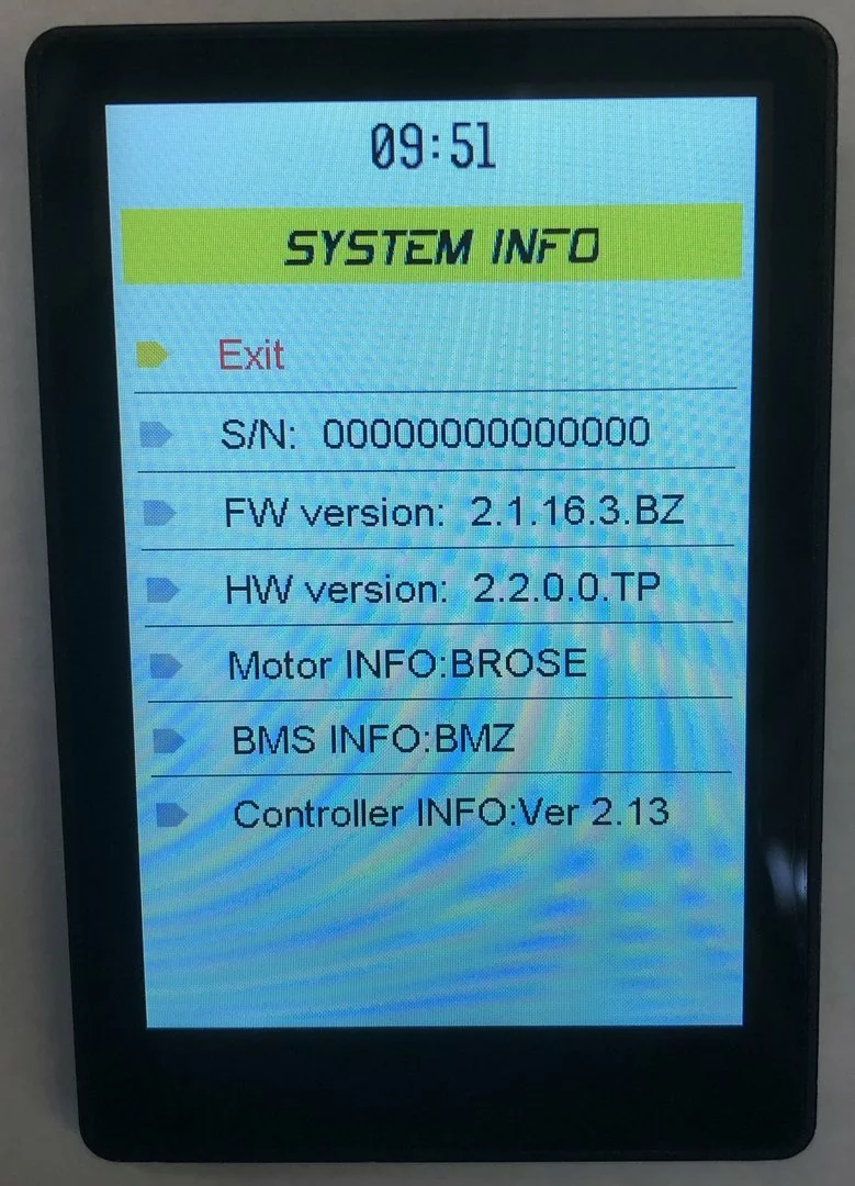 Brose Bediendisplay Ab 2020 Topology DS103 Fest In Der Mitte 3,5 Zoll Farb-TFT M.Gen.2 Stecker – Bild 32
