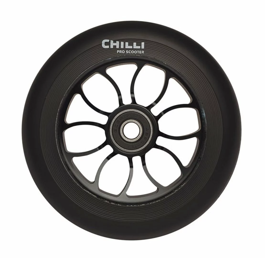 Chilli Pro Scooter Ersatzrolle Wheel Reaper 110mm Grim Black PU / Black Core