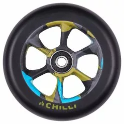 Chilli Pro Scooter Ersatzrolle Wheel Turbo 110mm Black PU / Urban Jungle Core