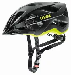 Uvex Active-CC 52-57cm / 56-60cm -Fahrradzubehör Verkäufe Helm Uvex Actice CC black yellow matt 52 57cm 4043197296241 S4104270215