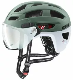 Uvex Finale-Visor-Vario 52-57cm / 56-61cm 6 Uvex Finale-Visor-Vario 52-57cm / 56-61cm -Fahrradzubehör Verkäufe Helm Uvex Finale Visor Vario moss green cloud matt 52 57cm S4109770415 4043197359267