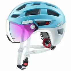 Uvex Finale-Visor 52-57cm / 56-61cm 10 Uvex Finale-Visor 52-57cm / 56-61cm -Fahrradzubehör Verkäufe Helm Uvex Finale Visor stato cool blue 52 57cm S4107530415 4043197310404