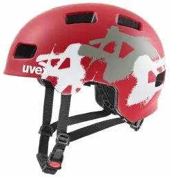 Uvex HLMT-4-CC 51-55cm / 55-58cm -Fahrradzubehör Verkäufe Helm Uvex HLMT 4 CC red mat graffiti 51 55cm S4109790315 4043197325866