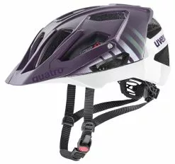 Uvex Quatro-CC 52-57cm / 56-61cm -Fahrradzubehör Verkäufe Helm Uvex Quatro CC 2022 plum white mat 52 57cm S4100260115 S4100260115