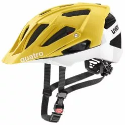 Uvex Quatro-CC 52-57cm / 56-61cm -Fahrradzubehör Verkäufe Helm Uvex Quatro CC 2022 sunbee white matt 56 61cm S4100260517 4043197359175