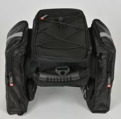 Northwind I-Rack-1 Gepäckträgertasche "Smartbag Classic" Mit Ausklappbaren Seitentaschen -Fahrradzubehör Verkäufe Northwind Fuxon Gepaecktraeger Tasche I Rack Smartbag Classic 080 40946 ausgeklappt