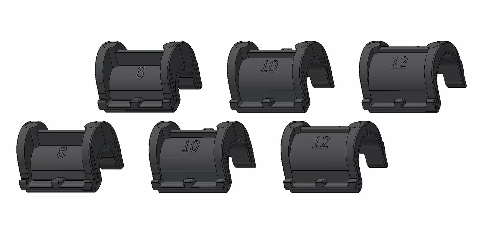 ORTLIEB Quick-Lock 2.1 Haken-Einsätze 2x8, 2x10 Und 2x12mm 2 ORTLIEB Quick-Lock 2.1 Haken-Einsätze 2x8, 2x10 Und 2x12mm – Bild 2