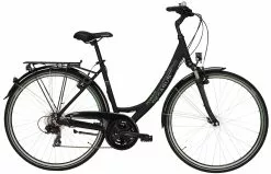 Pegasus Avanti 2018 21-Gang -Fahrradzubehör Verkäufe Pegasus Avanti 2018 28 Zoll 21 Gang Damen Wave schwarz matt grau weiss 576 70845