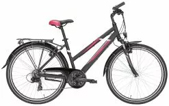 Pegasus Avanti 2019 21-Gang -Fahrradzubehör Verkäufe Pegasus Avanti 2019 26 Zoll Damen Trapez schwarz matt weiss pink 596 74138 596 74144