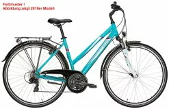 Pegasus Avanti 2021 18-Gang -Fahrradzubehör Verkäufe Pegasus Avanti 2021 28 Zoll 18 Gang Damen Trapez tuerkis weiss rot 526 70645 526 70650 526 70653