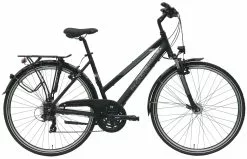 Pegasus Piazza 2018 21-Gang -Fahrradzubehör Verkäufe Pegasus Piazza 2018 21 Gang Damen Trapez schwarz matt 586 00745