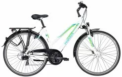 Pegasus Piazza 2018 21-Gang -Fahrradzubehör Verkäufe Pegasus Piazza 2018 21 Gang Damen Trapez weiss gruen 586 00545