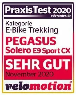 Pegasus Solero-E9 Sport CX 2021 -Fahrradzubehör Verkäufe Pegasus Solero E9 Sport CX 2021 Test Velomotion