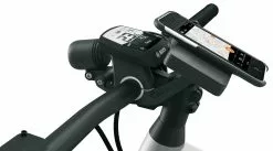 SKS Compit/E+ Smartphone-Halterung (ohne Cover) -Fahrradzubehör Verkäufe SKS Compit E Plus Smartphone Halter 11536 mit Licht Adapter Com Unit NFC 4002556907082d
