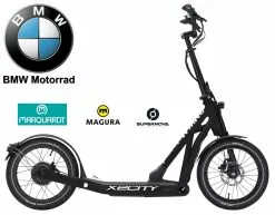 BMW X2City E-Scooter -Fahrradzubehör Verkäufe Scooter E Roller BMW X2City Pedelec black matt KW074 DDM599