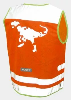 WOWOW Reflexweste "Nutty Jacket" Für Kinder -Fahrradzubehör Verkäufe Sicherheitsweste Nutty fuer Kinder reflektierend orange a